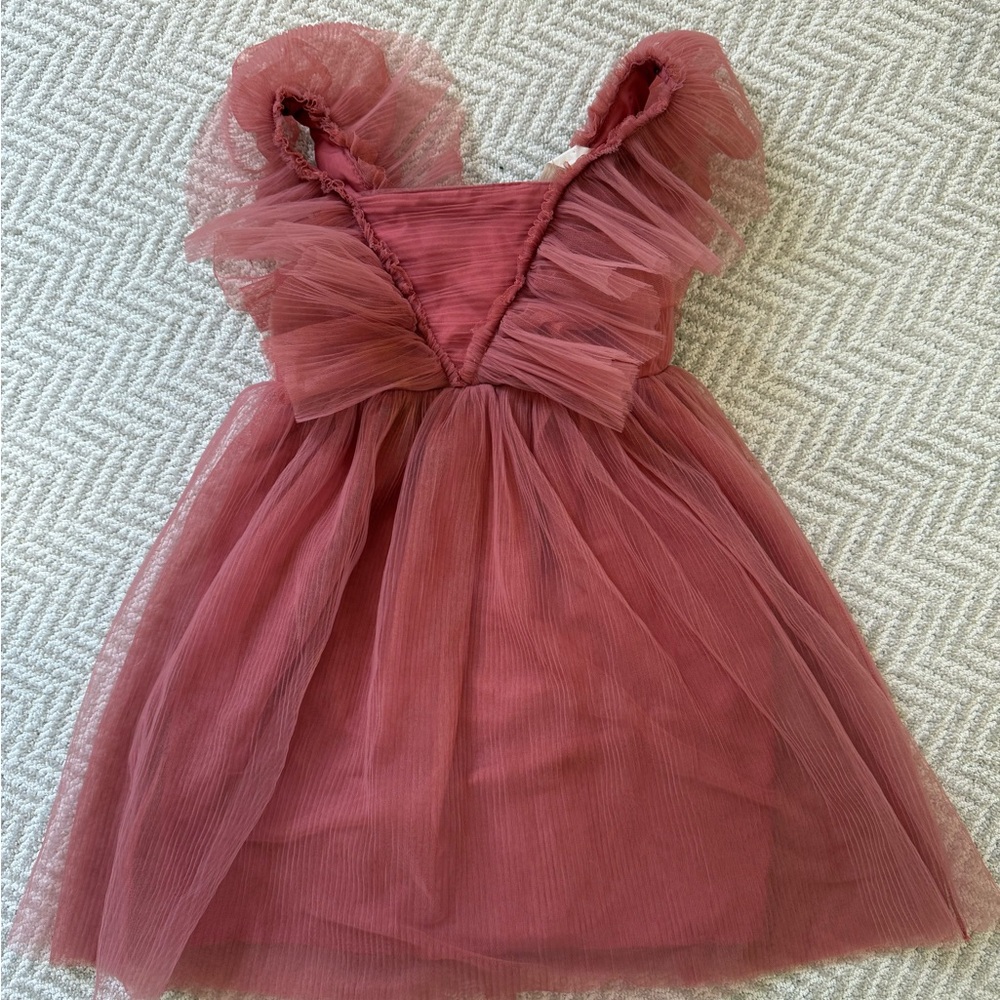 H&M Tulle Dress in Soft Pink